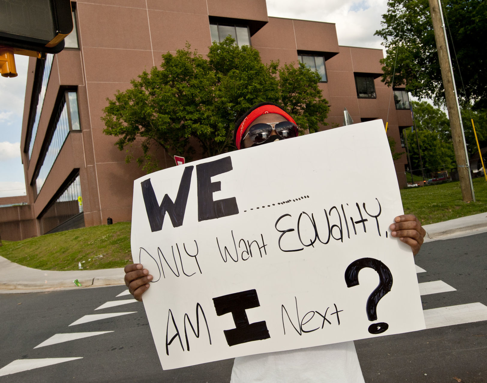 Public Safety Building protest